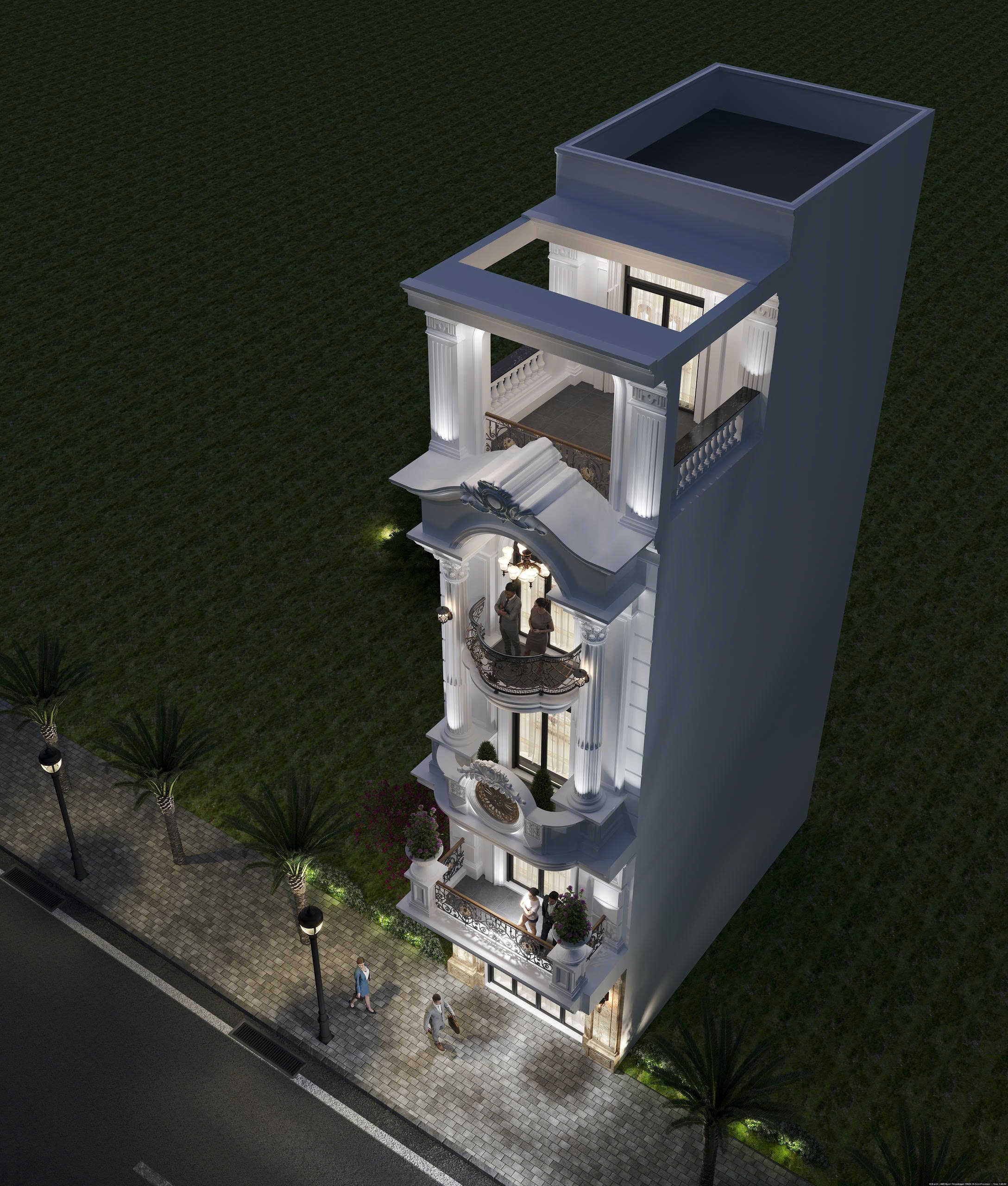 THI CÔNG NHÀ PHỐ TÂN CỔ ĐIỂN TẠI HẬU GIANG - NHÀ PHỐ 4 TẦNG SANG TRỌNG - TIỆN NGHI - BỀN VỮNG