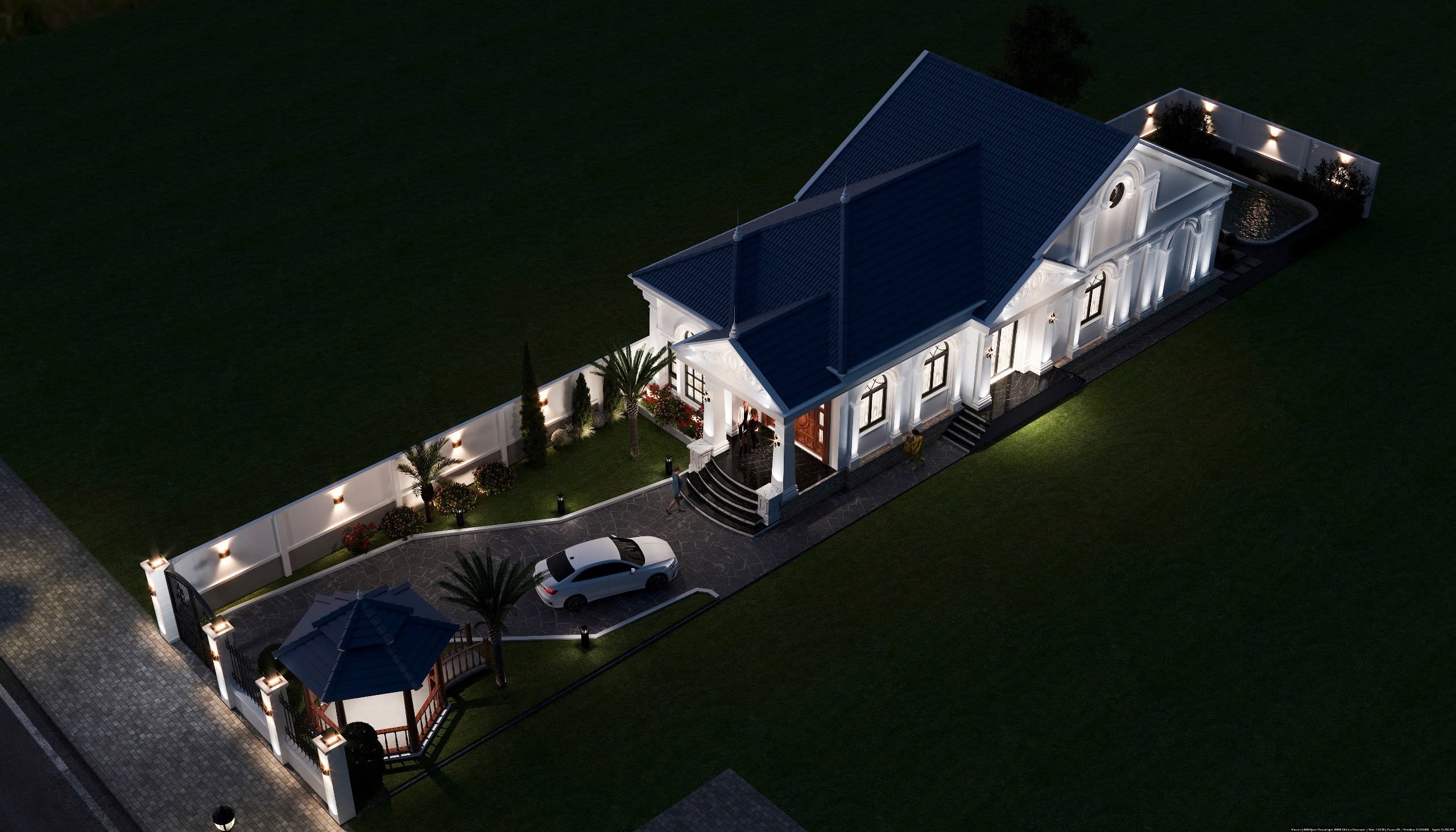 MẪU NHÀ CẤP 4 MÁI NHẬT 8.6X21M BẾN TRE: THIẾT KẾ TỐI ƯU TIỆN NGHI