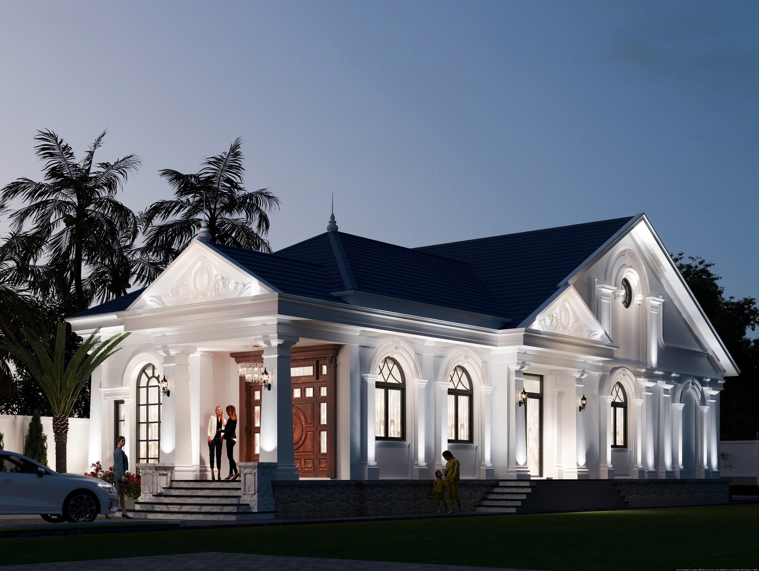 MẪU NHÀ CẤP 4 MÁI NHẬT 8.6X21M BẾN TRE: THIẾT KẾ TỐI ƯU TIỆN NGHI