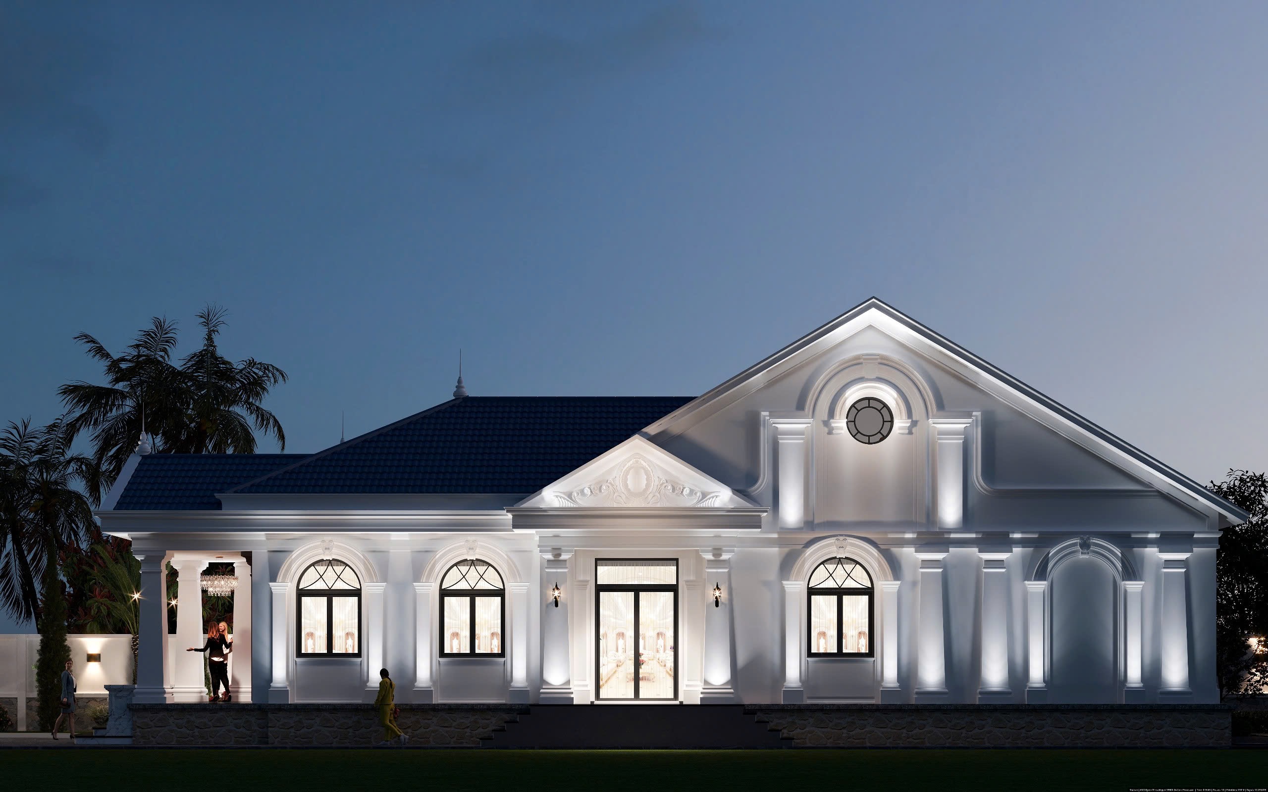 MẪU NHÀ CẤP 4 MÁI NHẬT 8.6X21M BẾN TRE: THIẾT KẾ TỐI ƯU TIỆN NGHI