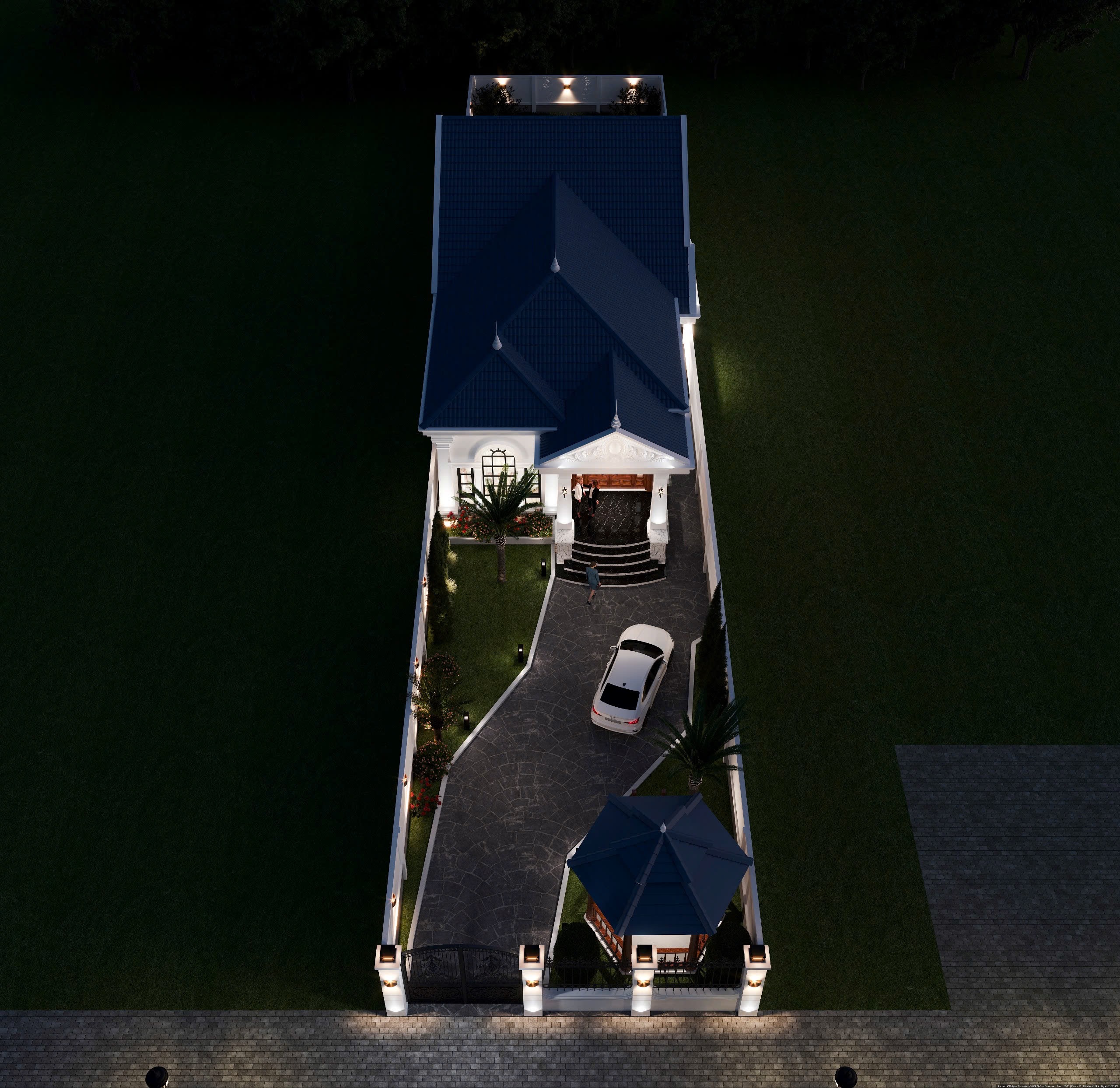 MẪU NHÀ CẤP 4 MÁI NHẬT 8.6X21M BẾN TRE: THIẾT KẾ TỐI ƯU TIỆN NGHI