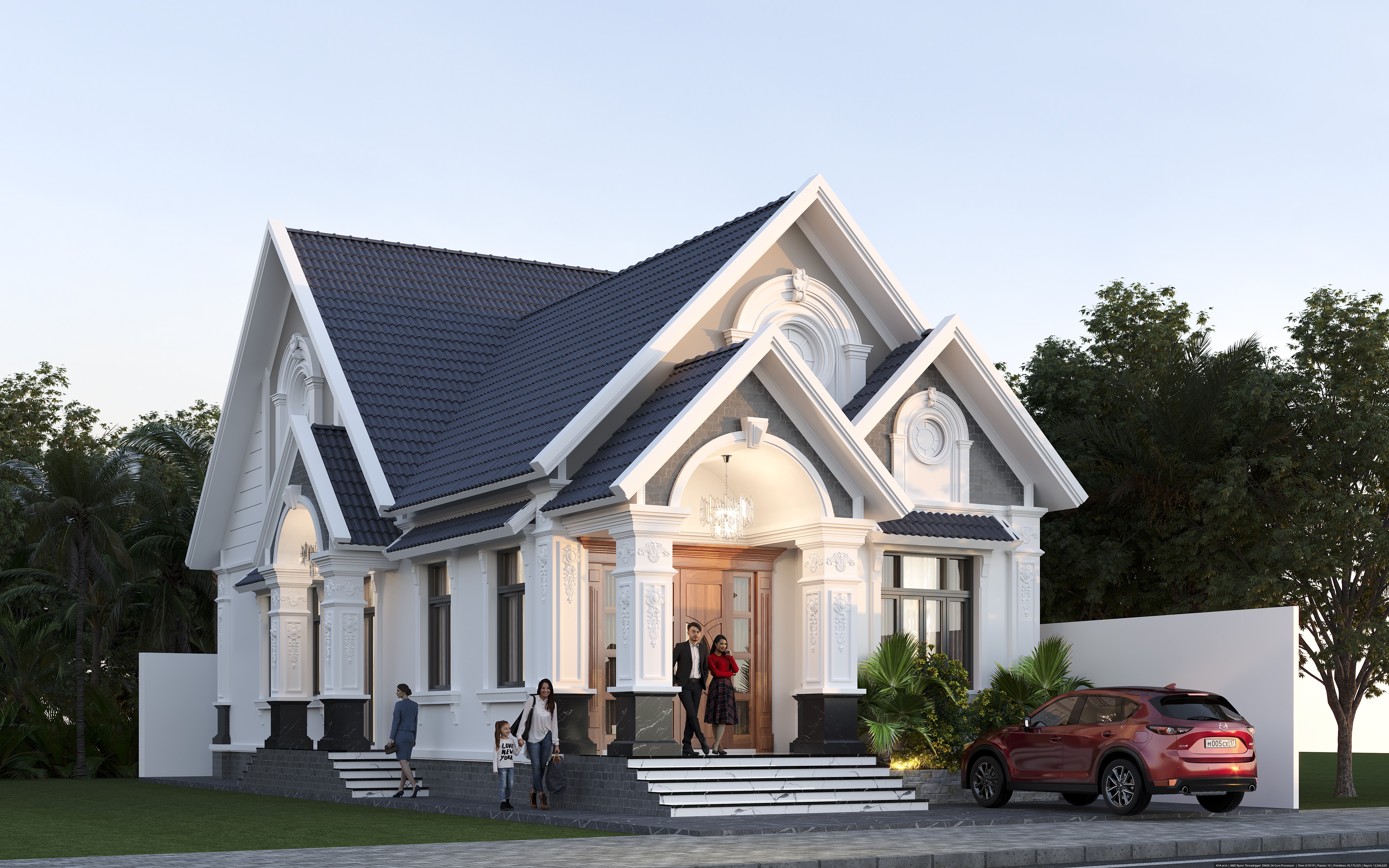 NHÀ CẤP 4 MÁI THÁI TẠI HÓC MÔN – NHÀ CẤP 4 8X17.5M TIỆN NGHI - HIỆN ĐẠI