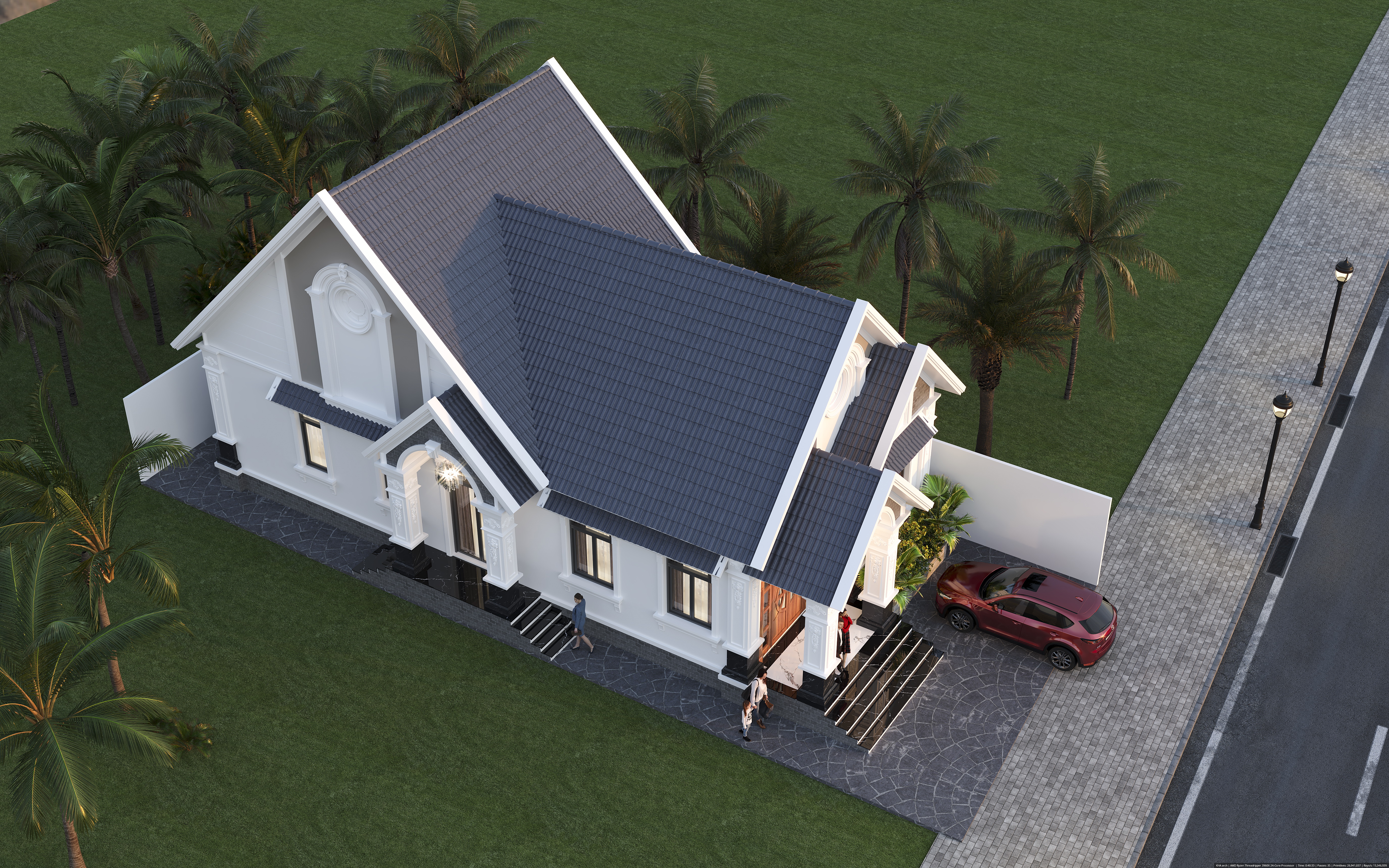 NHÀ CẤP 4 MÁI THÁI TẠI HÓC MÔN – NHÀ CẤP 4 8X17.5M TIỆN NGHI - HIỆN ĐẠI