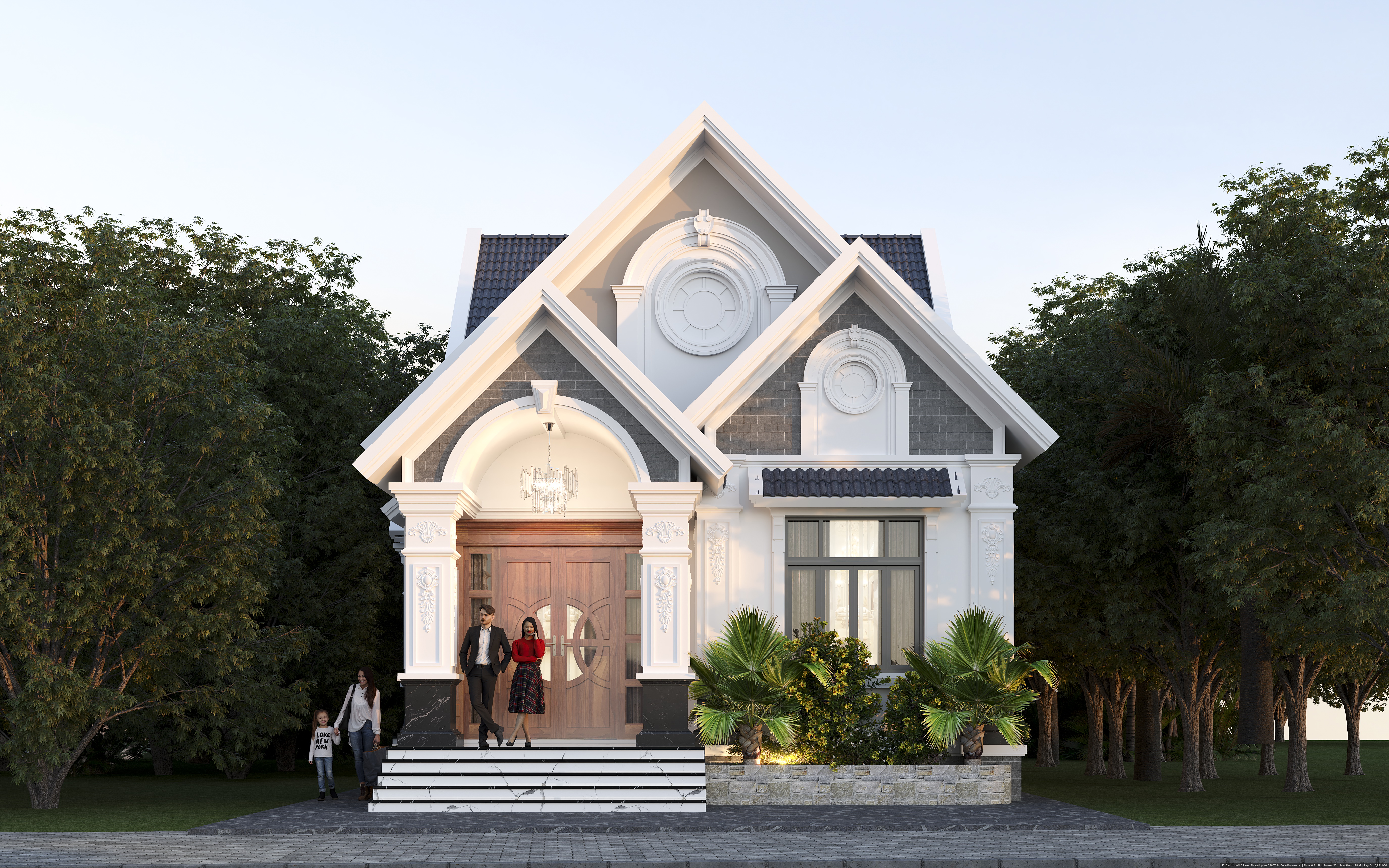 NHÀ CẤP 4 MÁI THÁI TẠI HÓC MÔN – NHÀ CẤP 4 8X17.5M TIỆN NGHI - HIỆN ĐẠI