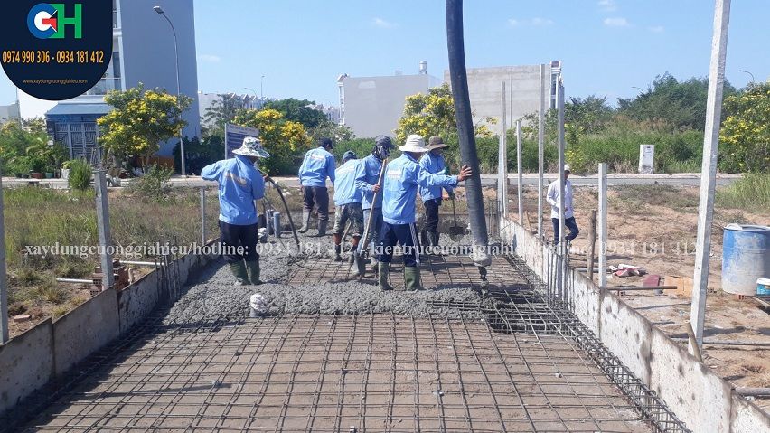Thi công xây dựng nhà phố 3 tầng 4x14m anh Nhân