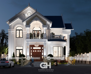 BIỆT THỰ MÁI THÁI TÂN CỔ ĐIỂN 2 TẦNG (LONG AN)