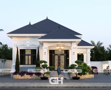 KHÁM PHÁ MẪU BIỆT THỰ NHÀ VƯỜN MÁI THÁI SANG TRỌNG TẠI VĨNH LONG