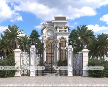 CÔNG TRÌNH THỰC TẾ MẪU BIỆT THỰ MÁI MANSARD TÂN CỔ ĐIỂN TẠI TÂY NINH