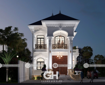 BIỆT THỰ MÁI THÁI TÂN CỔ ĐIỂN (BÌNH DƯƠNG)