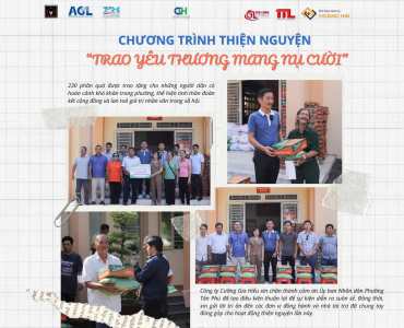 CHƯƠNG TRÌNH THIỆN NGUYỆN: “ TRAO YÊU THƯƠNG MANG NỤ CƯỜI” 