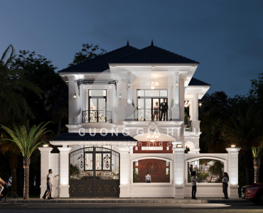 BIỆT THỰ MÁI THÁI TÂN CỔ ĐIỂN 2 TẦNG (BẾN TRE)