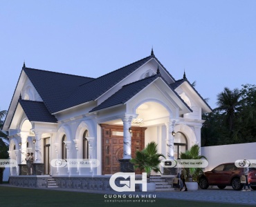 BIỆT THỰ SÂN VƯỜN MÁI THÁI TẠI SÓC TRĂNG  – NHÀ CẤP 4 (8.5m x 18m) ĐẸP - TIỆN NGHI - BỀN VỮNG - CHUẨN PHONG THỦY